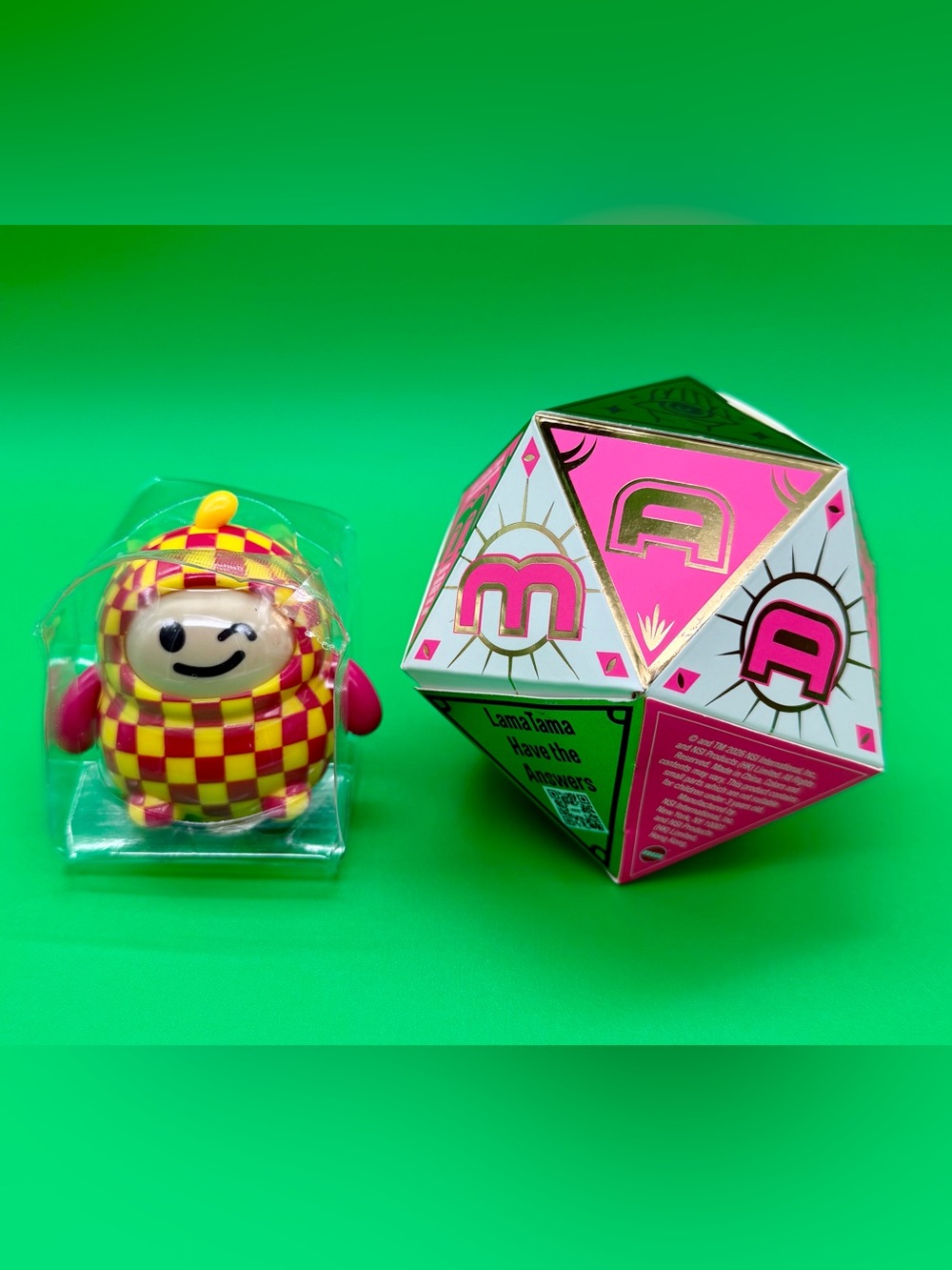 Lama Tama confirmed Checkerboard Pink & Yellow Collectible
